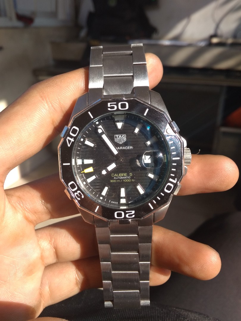 Tag Heuer Aquaracer Calibre 5 Fesyen Pria Jam Tangan di Carousell
