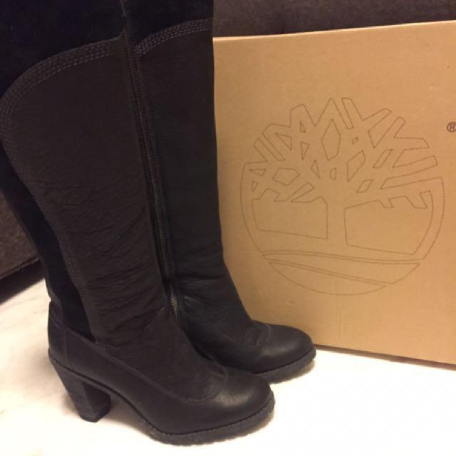 timberland women's boots heel