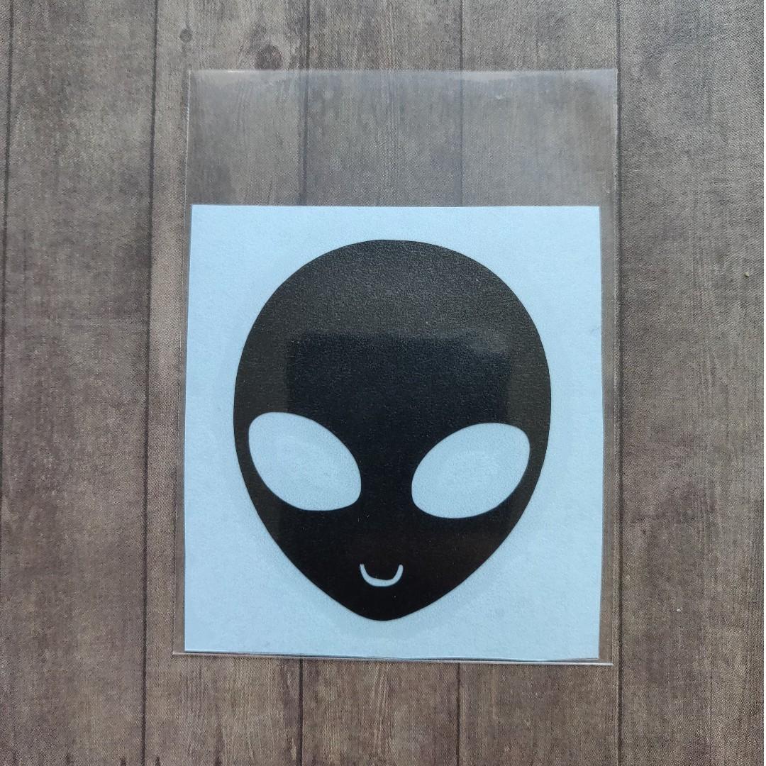 Waterproof Vinyl Alien Laptop Sticker Design Craft Craft Supplies Tools On Carousell