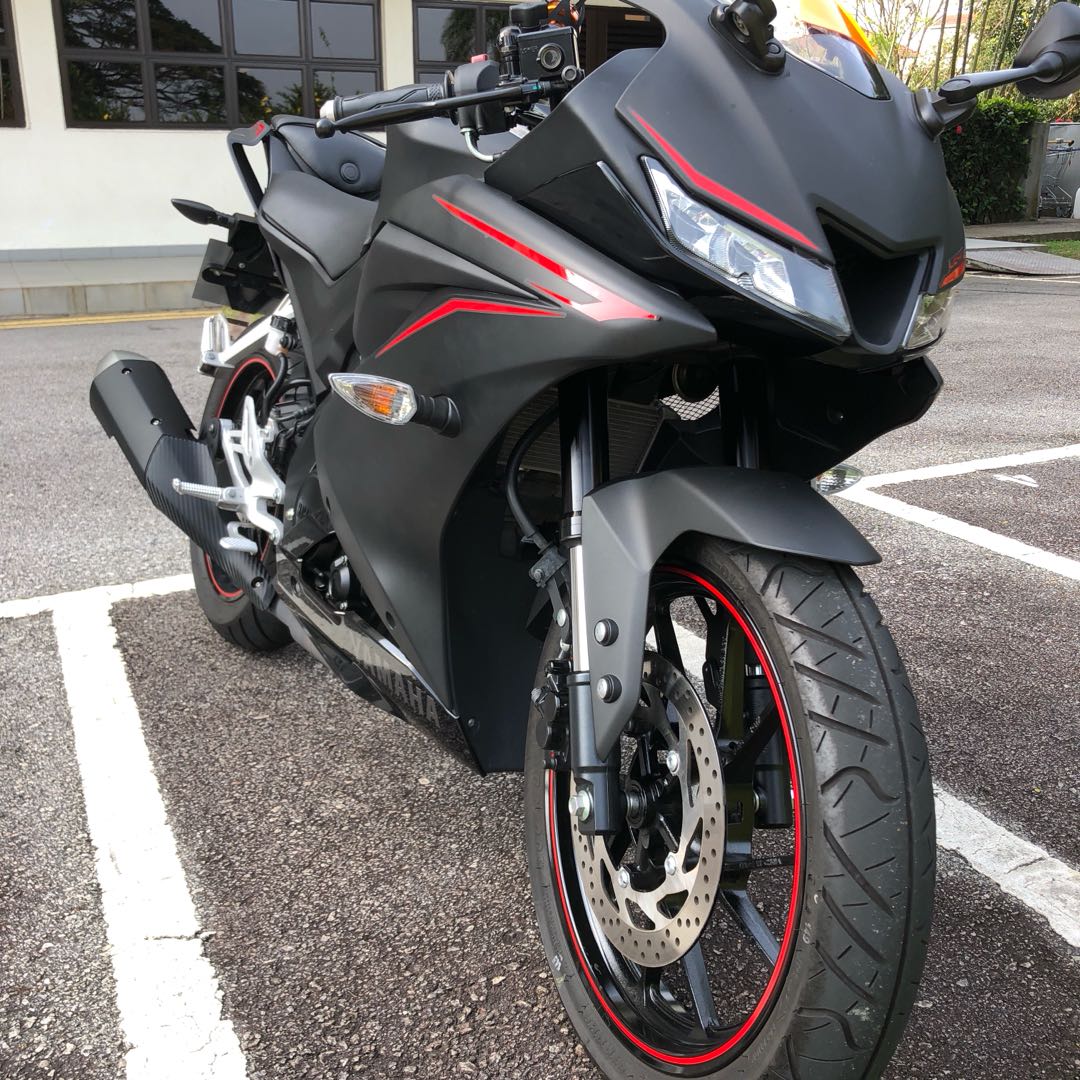 Yamaha R15 V3, Motorcycles, Motorcycles for Sale, Class 2B on Carousell