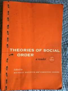 Theories of social order 2nd Ed