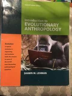 Introduction to evolutionary anthropology ANT
