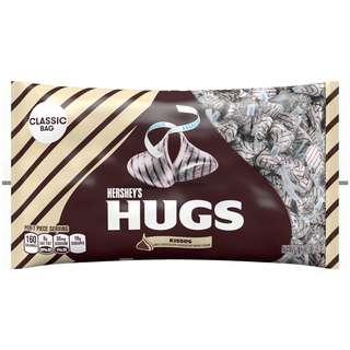 Hershey's Hugs Kisses Milk Chocolate Hugged by White Creme