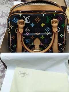 訂金 LV 村上隆黑彩手提保齡球包