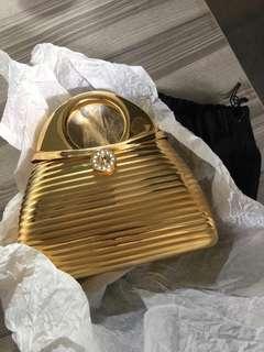 Gold Clutch Bag