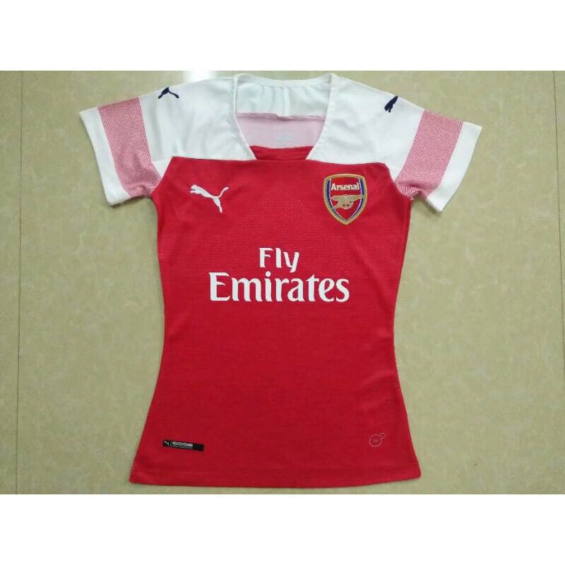 18 19 Arsenal Women And Kids Home Kit Jersey Sports Sports Apparel On Carousell