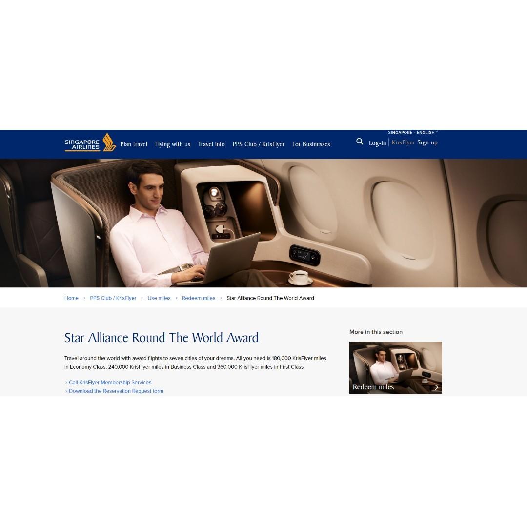 1 MILLION Singapore Airlines Krisflyer Miles, Everything Else on Carousell