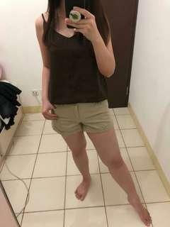 Brown mini short
