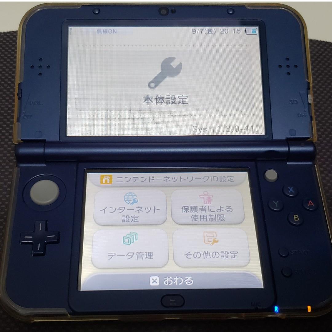 賣日版金屬藍new 3ds Ll 90 新 已改b9s 附r4卡 遊戲機 遊戲機器材 Carousell