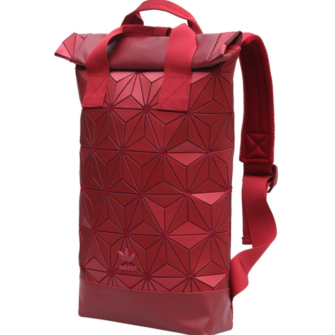 adidas 3d roll top backpack red