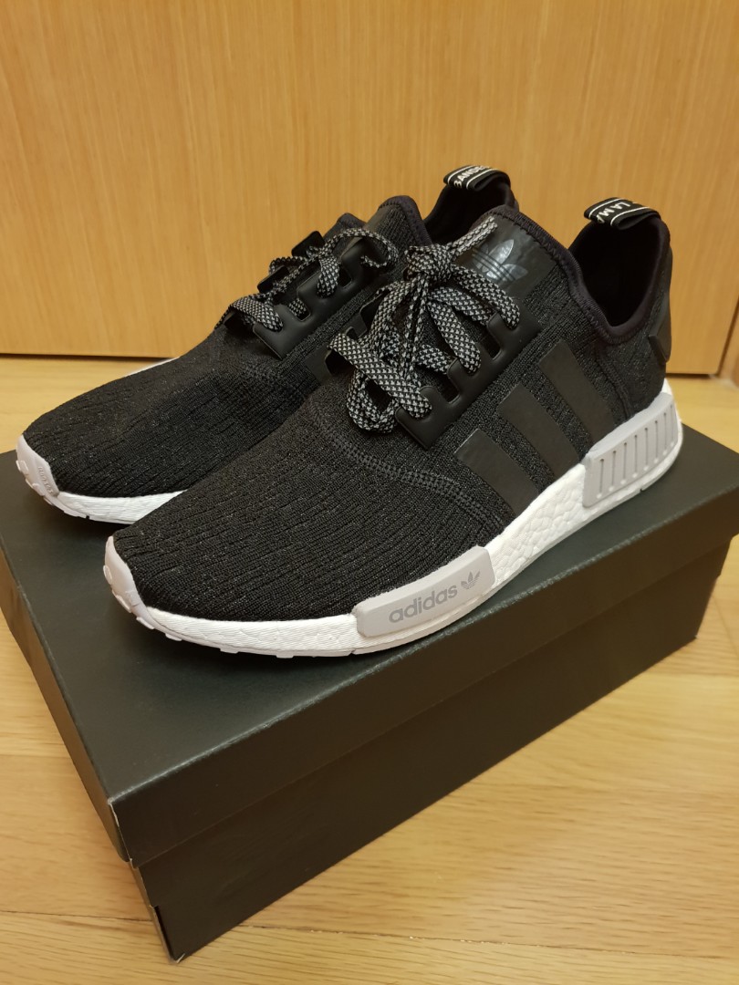 nmd dark grey reflective