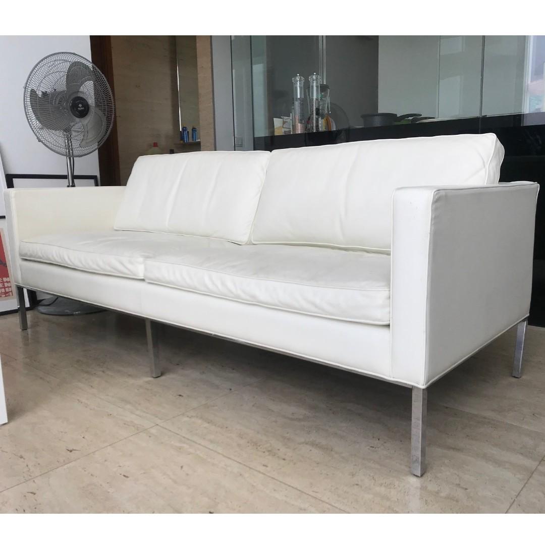 Artifort Leather Sofa C905 2 White Vintage Furniture Sofas On