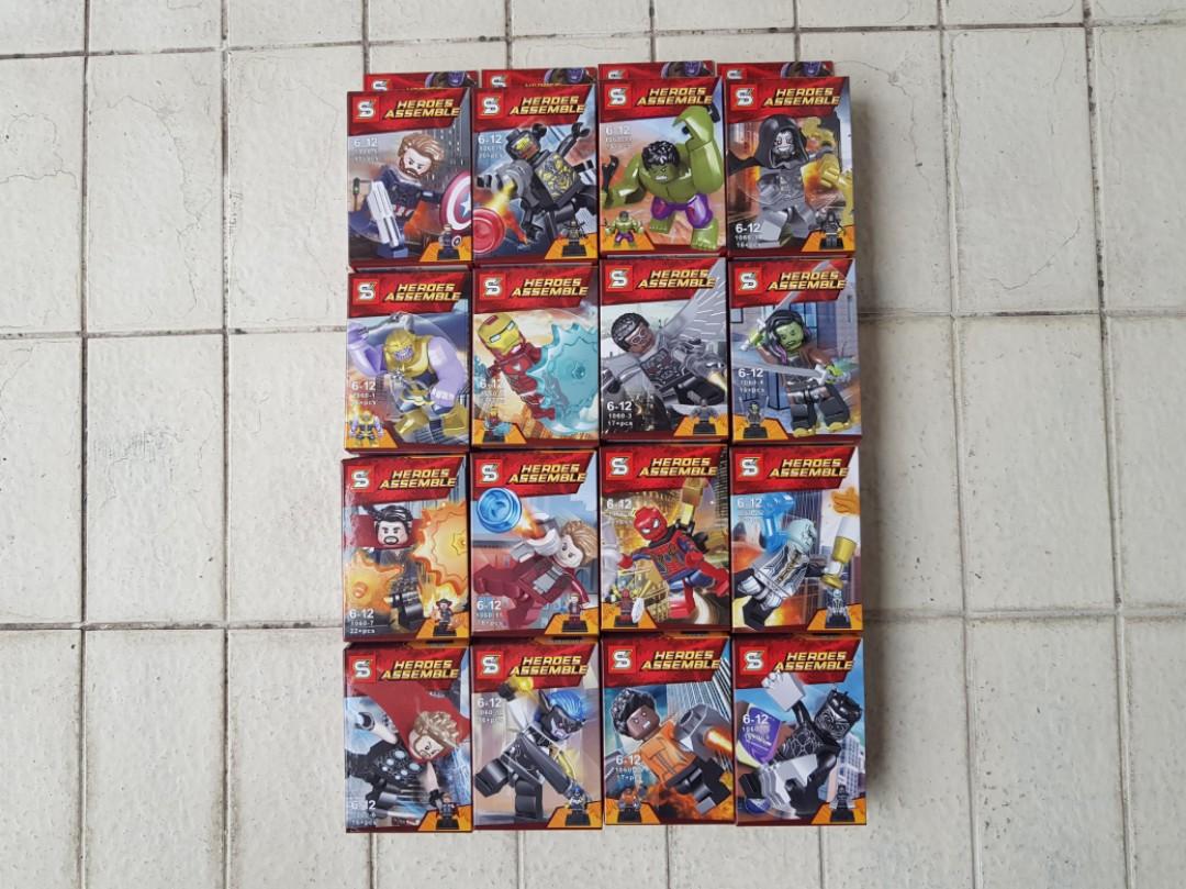 Avengers Infinity War Figurines Lego Full Set Hobbies Toys Toys Games on Carousell