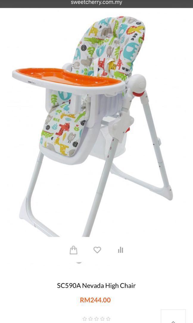 sweet cherry high chair