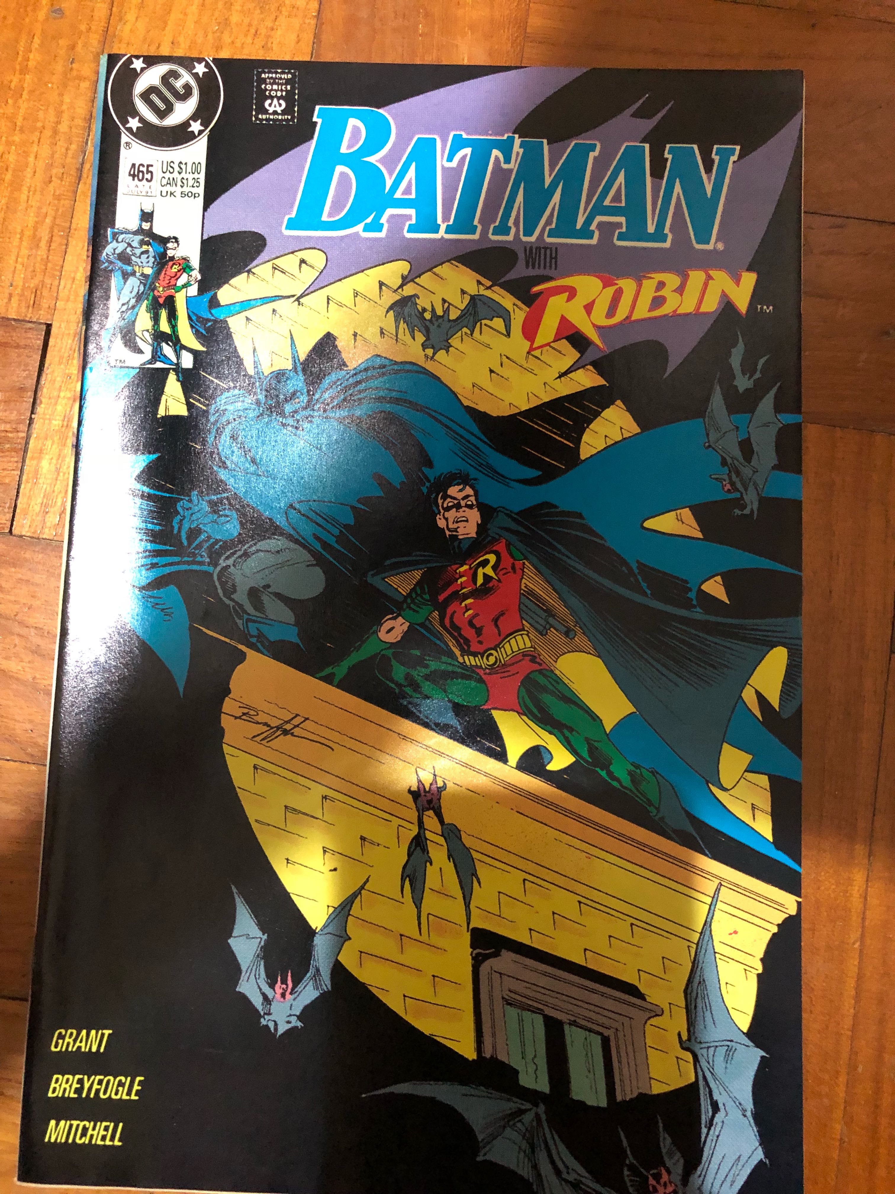 Batman with Robin #465 July 1991, Hobbies & Toys, Memorabilia ...