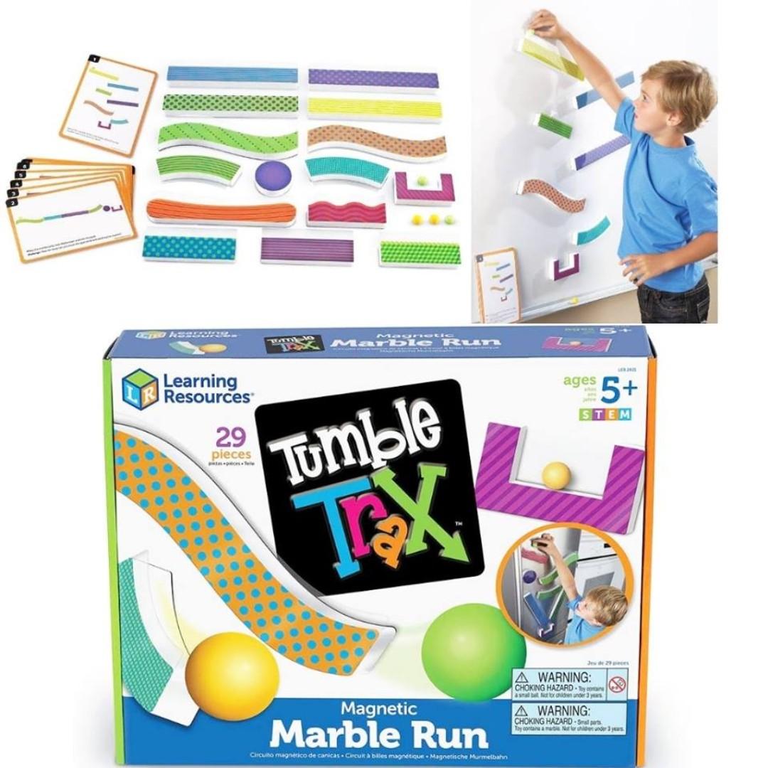 Bnib Learning Resources Tumble Trax Magnetic Marble Run Babies Kids Toys Walkers On Carousell