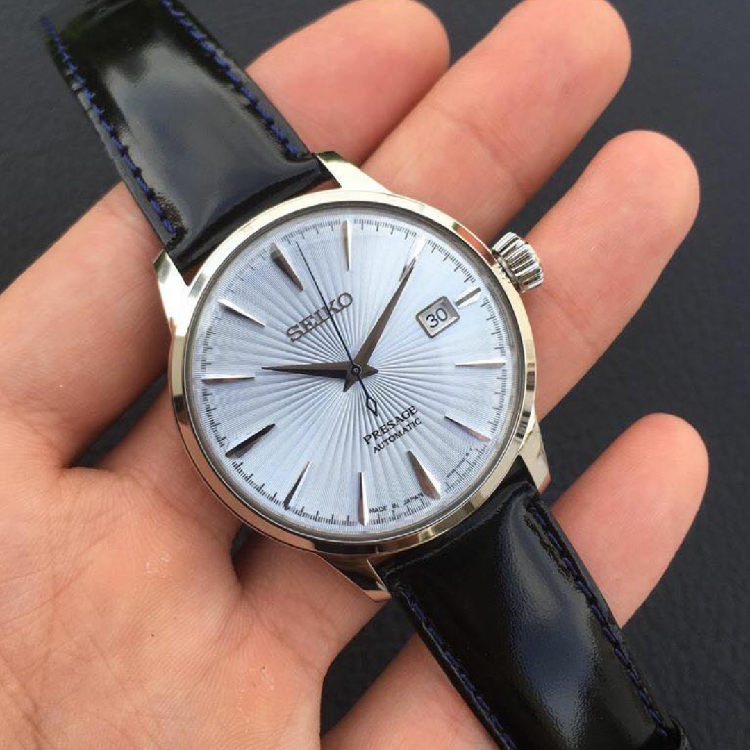 BNIB] Seiko Presage Cocktail Automatic Made in Japan Ice Blue 