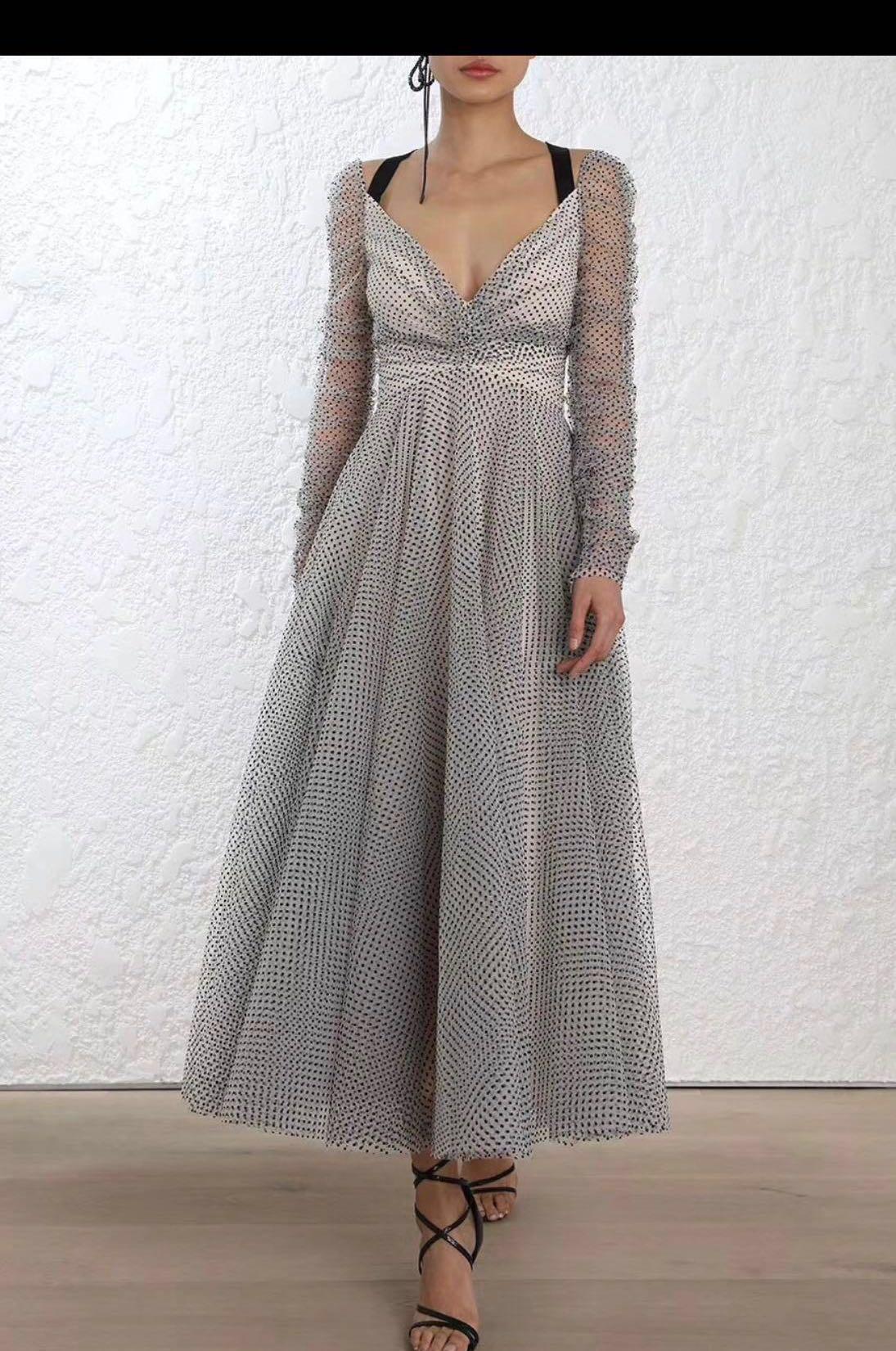 BNWT Authentic Zimmermann Tempest Ballet Silk Gown