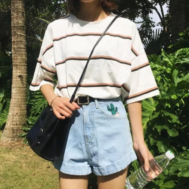 korean oversized shirt outfit