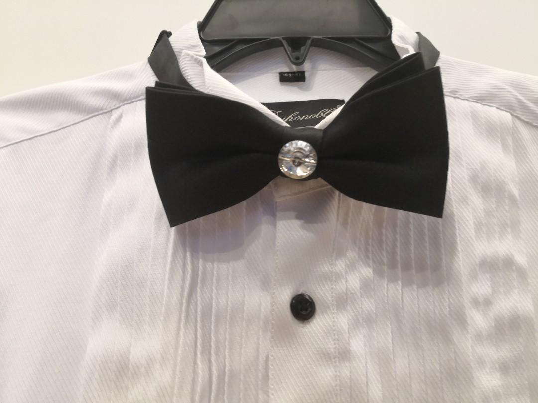 黑色禮服bow Tie 周杰倫仿鑽款 新郎婚禮婚宴用品飾物 恤衫 煲呔 Bow Tie 領結 領呔 晚宴ball Annual Dinner Show 男裝 男裝配飾 Carousell