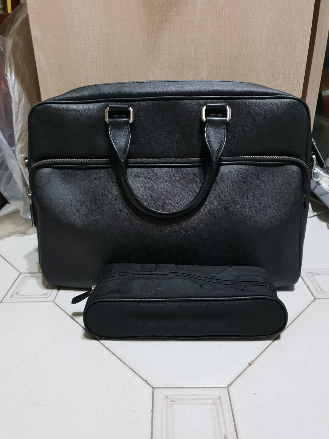 braun buffel leather bag
