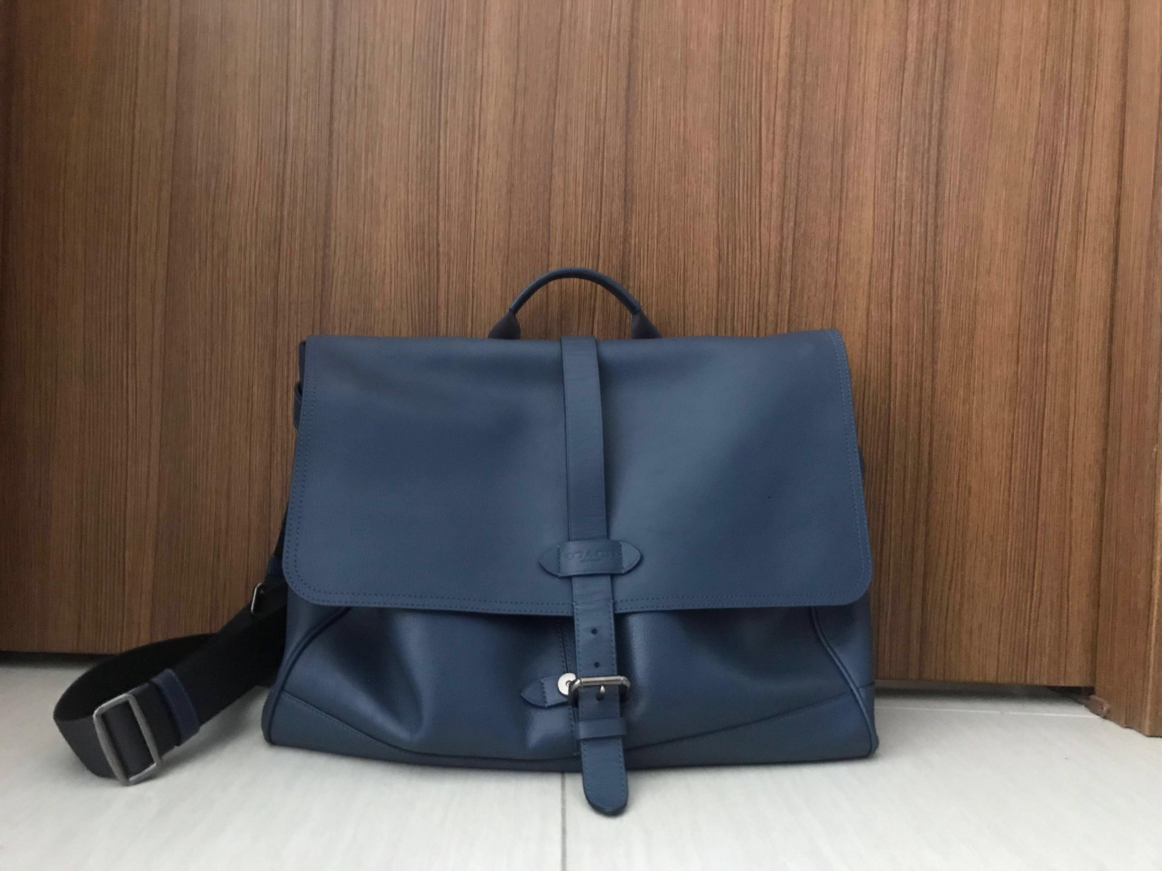 coach mens bag strap