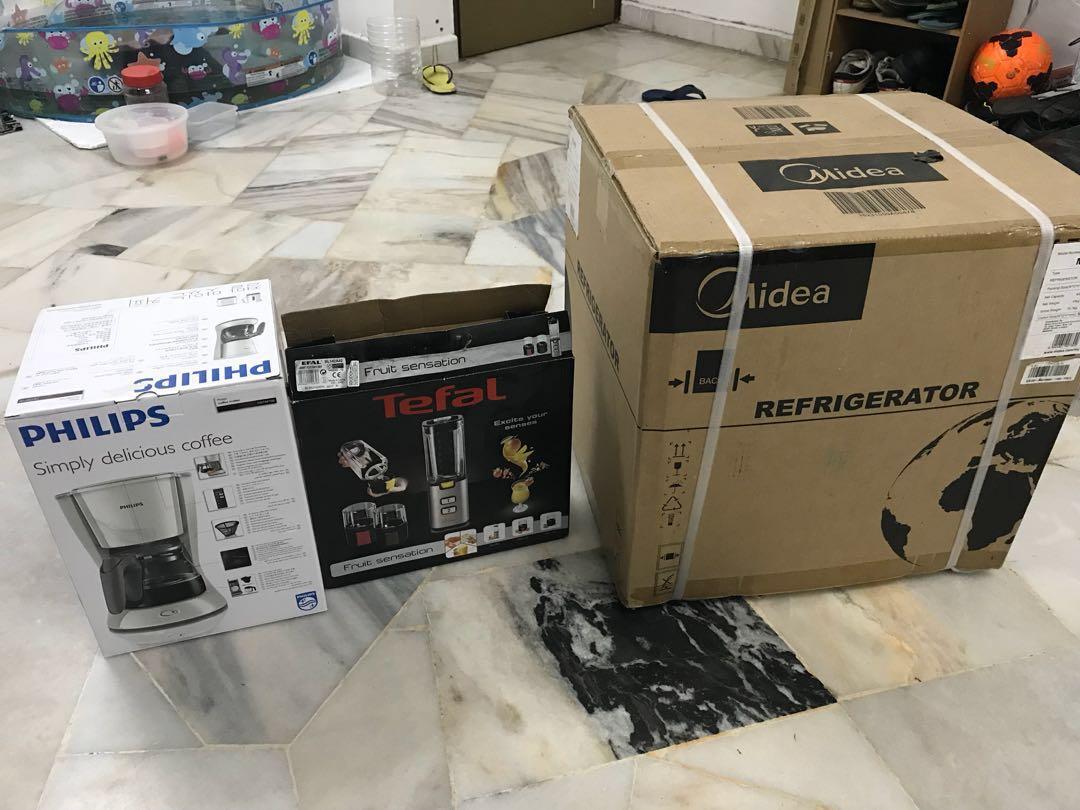 Coffee Maker mini fridge fruits blender, TV & Home Appliances, Kitchen