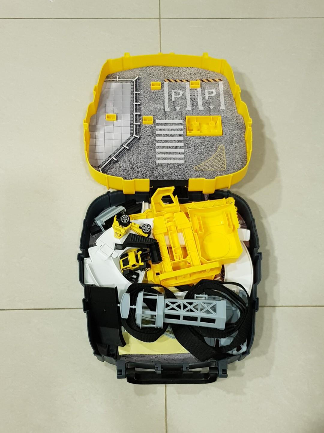 Construction Series Fold & Go Portable Commande Sac à dos cadeau de Noël pour enfants 