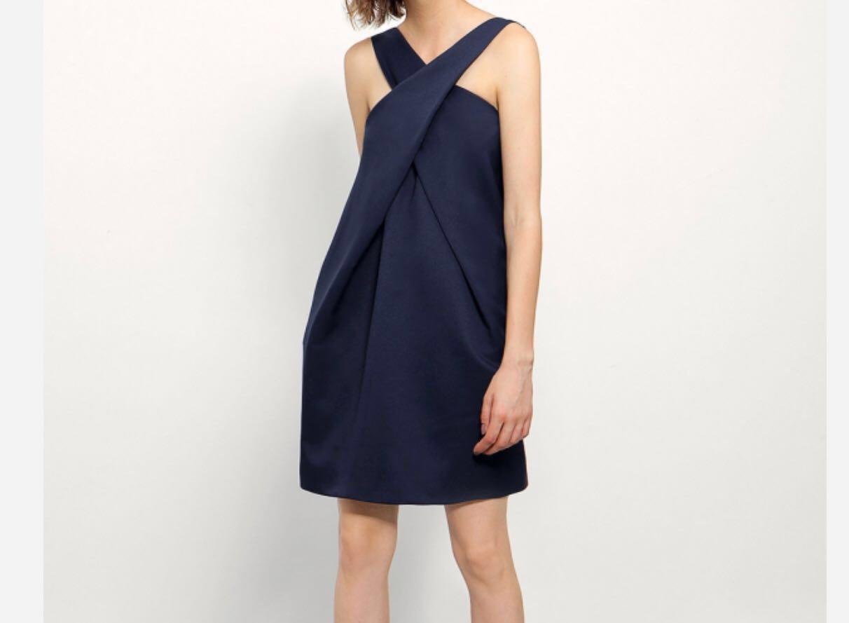 Crossover halter neck dress - S size
