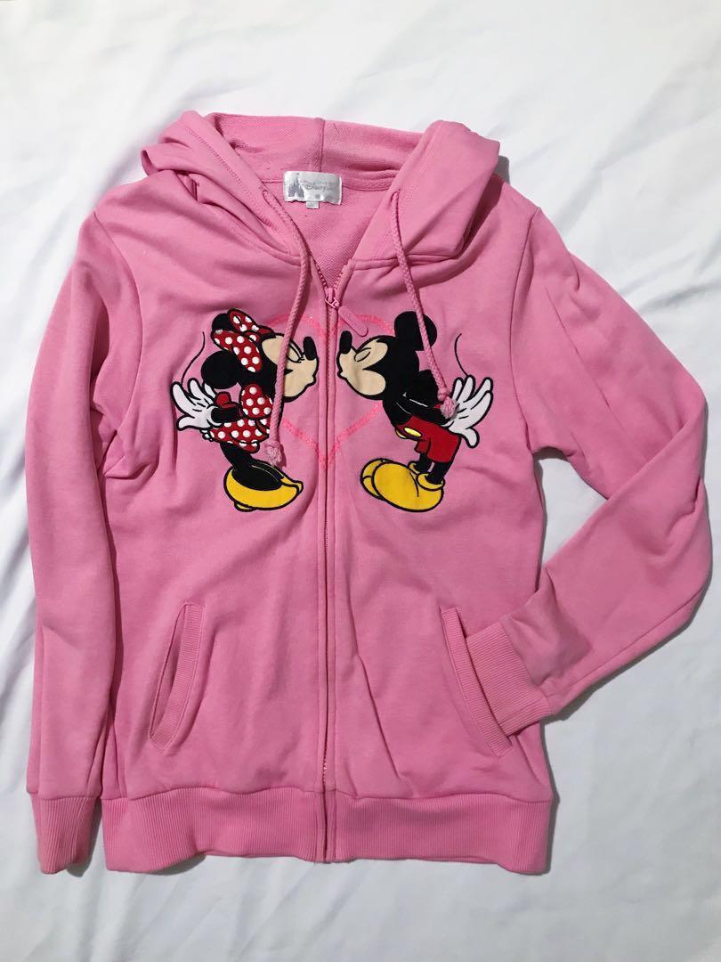mickey mouse pink hoodie