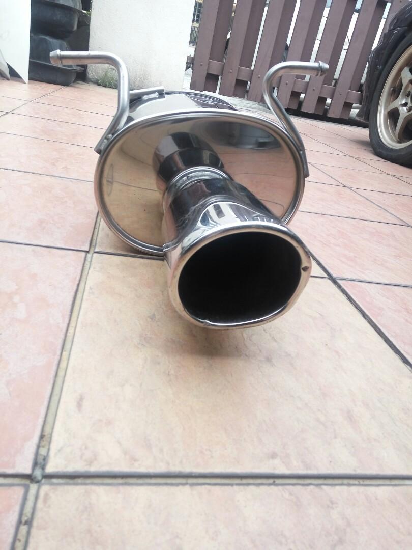 Muffler exhaust Fgk wagolis wagurisu, Auto Accessories on Carousell