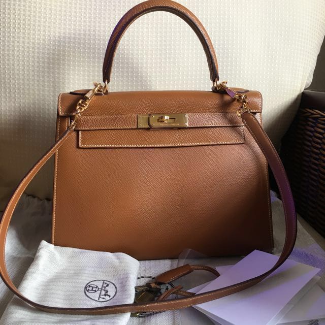 hermes sellier gold