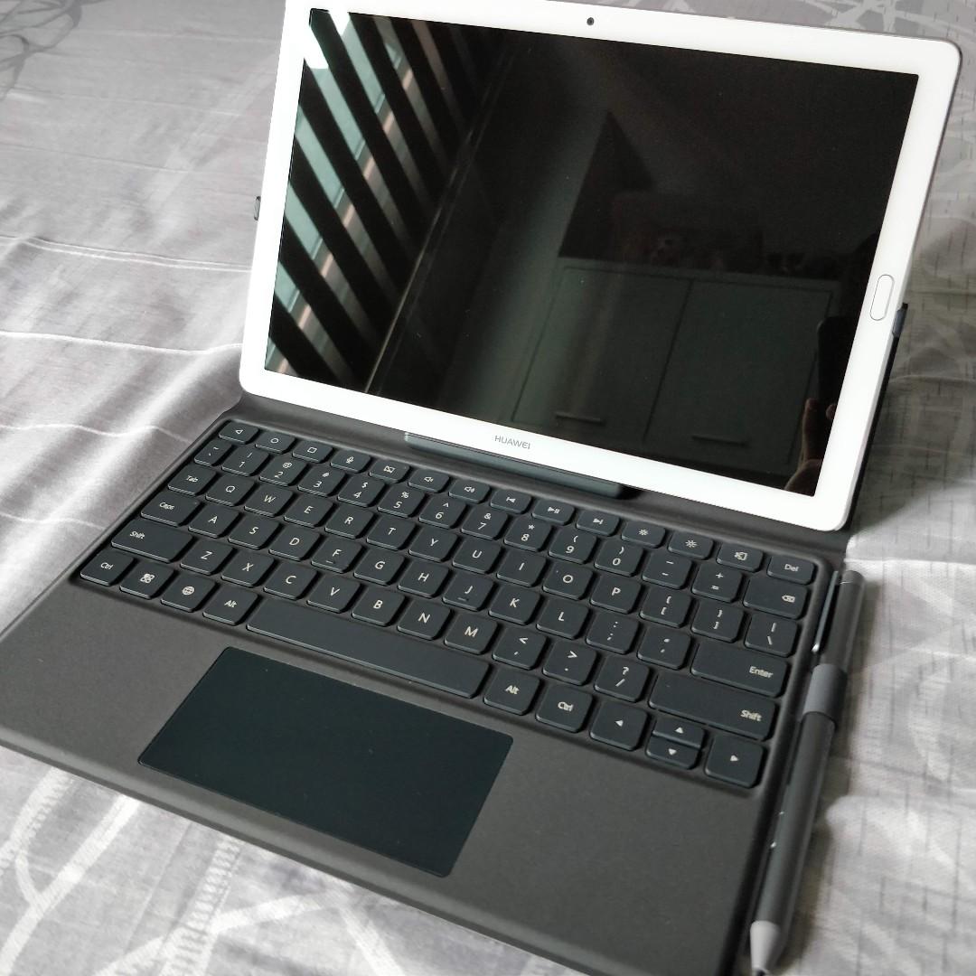 Huawei Mediapad M5 Pro 10 8 Folio Keyboard Mobile Phones Tablets Tablets On Carousell