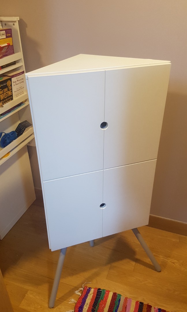 Ikea Corner Cabinet Shelves Very Good Condition Furniture