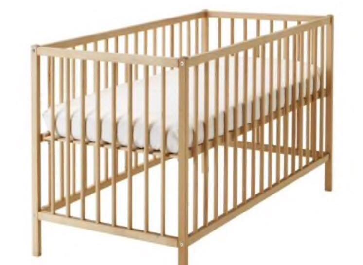 ikea crib with mattress