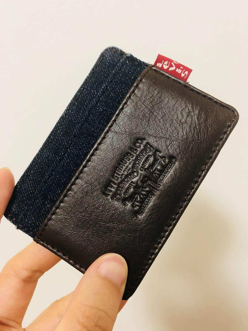 Denim \u0026 Leather Wallet/ Card Holder 