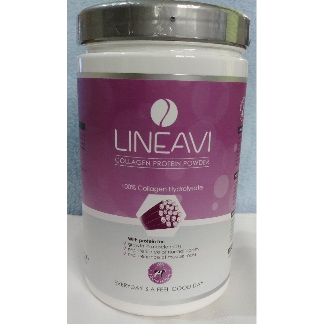 LINEAVI 41-Day Supply Hydrolyzed Collagen Protein Powder for Bone and ...