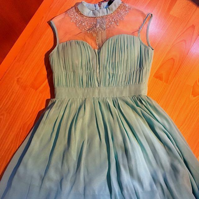 Little Mistress Turquoise Prom Dress Women s Fashion Dresses Sets Evening dresses gowns on Carousell