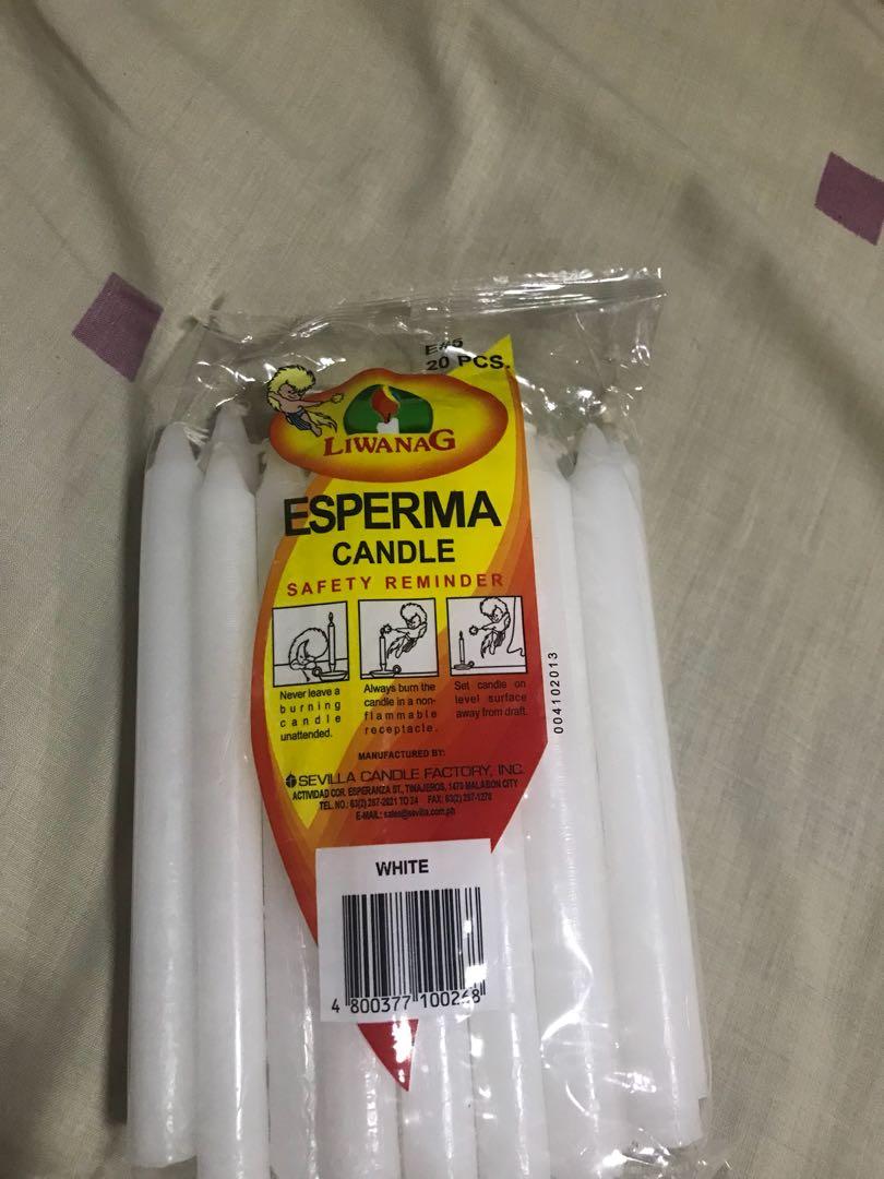 Liwanag Candles Kandila Esperma Vigil Home Furniture Furniture Fixtures Others On Carousell