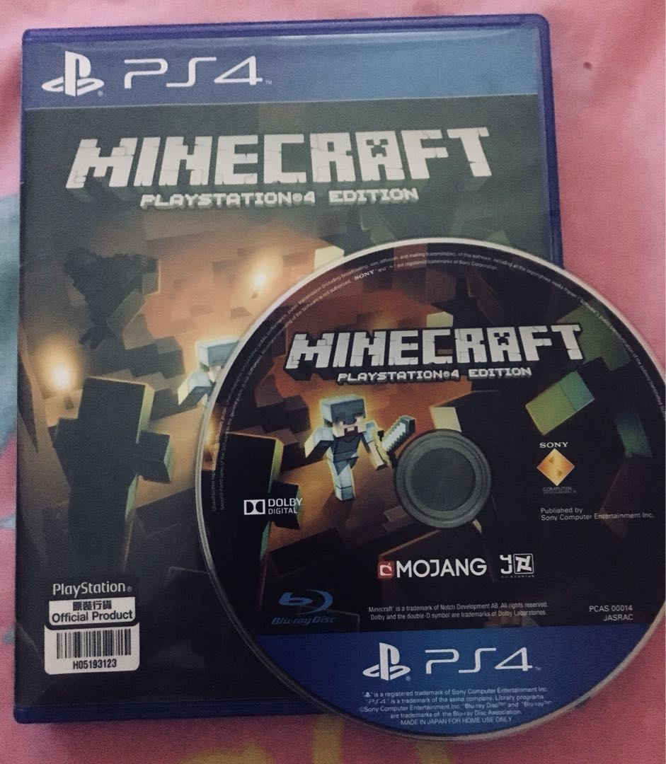 minecraft ps4 preowned