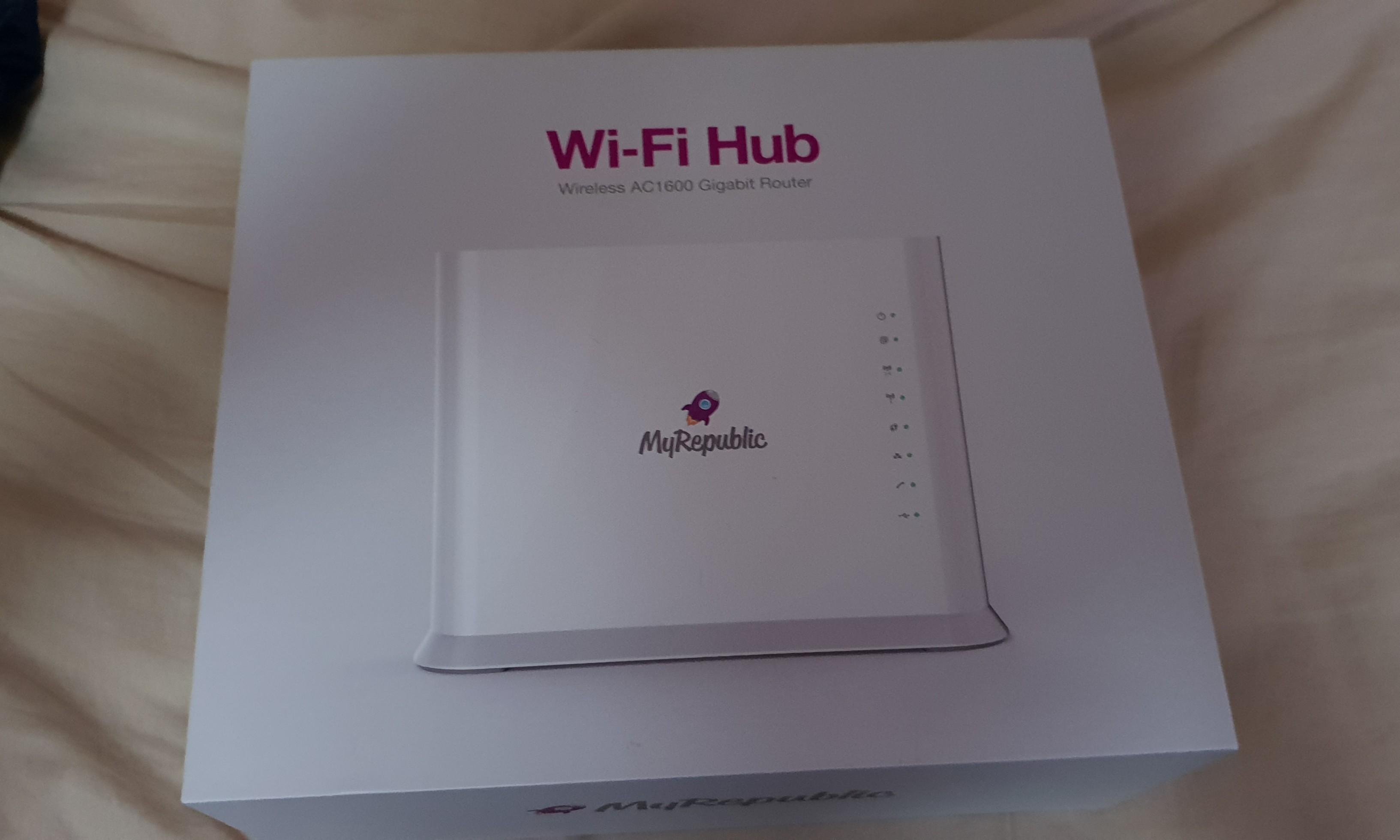 Myrepublic wifi hub+ clearance