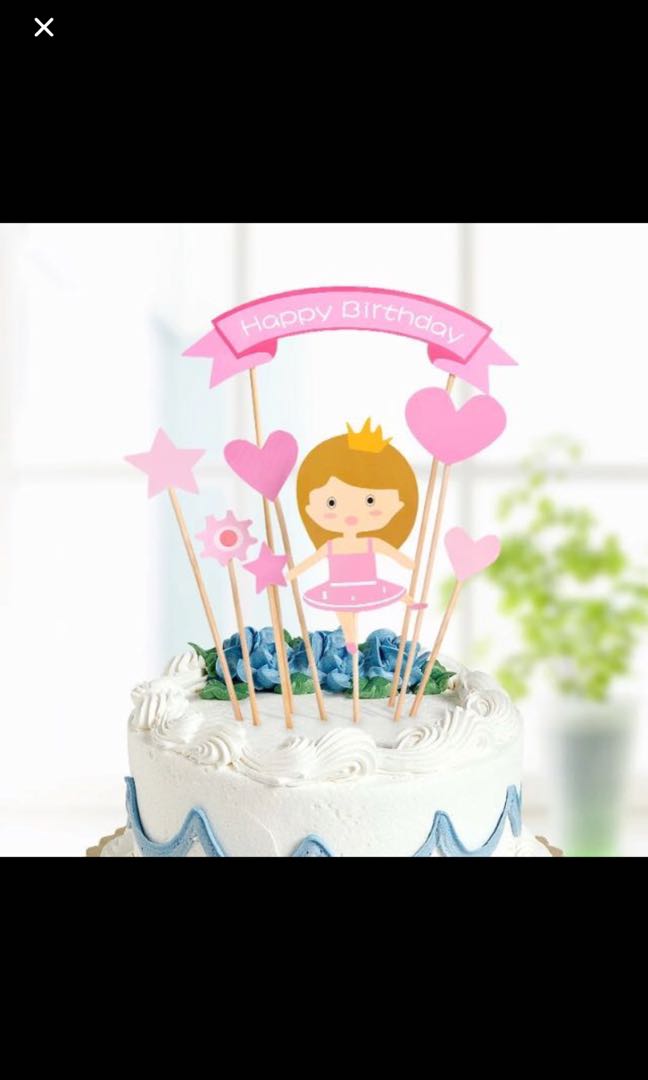 New Ballerina Ballet Happy Birthday Cake Topper Cake Party