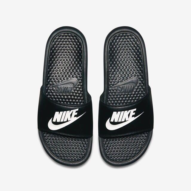 Nike slides (black), Men's Fashion 