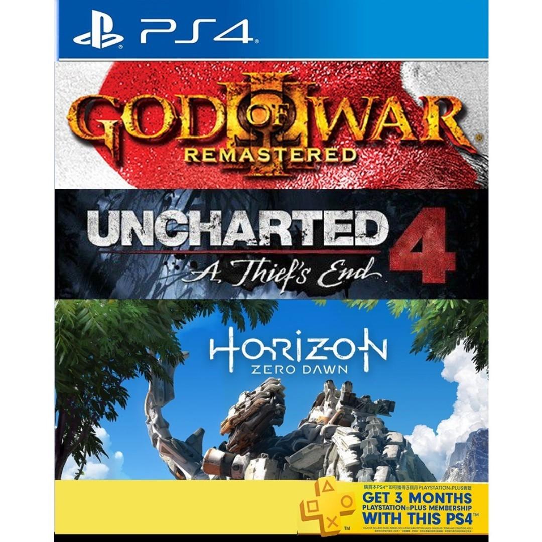 Ps4 God Of War Uncharted 4 Horizon Zero Dawn Toys