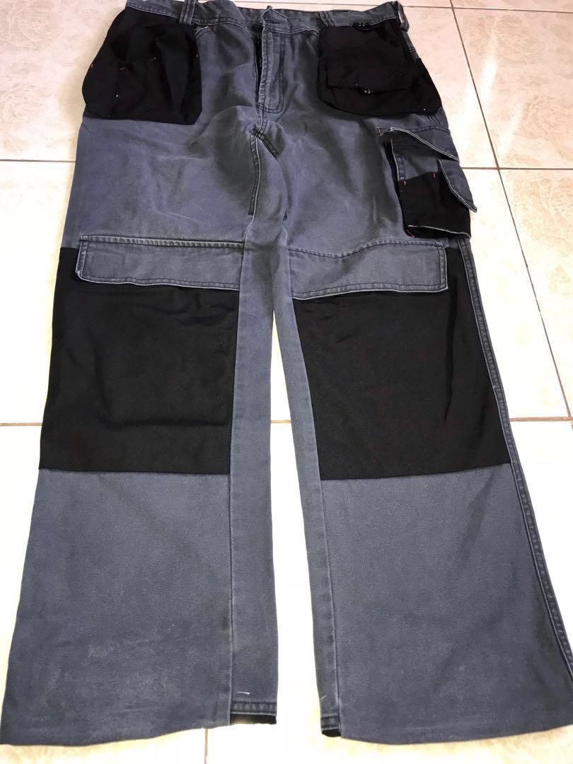 hard yakka denim work pants