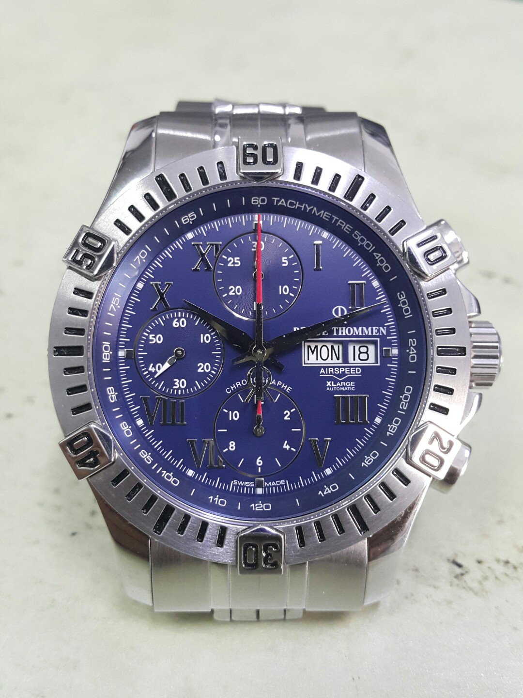 Revue thommen airspeed xlarge chronograph automatic best sale