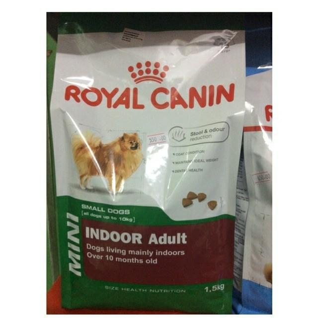 Royal Canin Mini Indoor Adult 1 5kg Pets Supplies Pet Food On Carousell