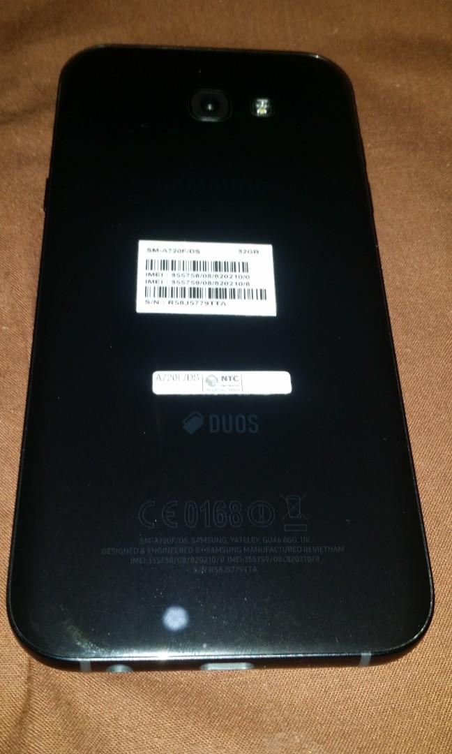 Samsung Galaxy A7 2017 (Category: Samsung) located in Quezon City. Submitted by cyee28 (Listing ID 190646882, Image 3). Description: Ip68 (water proof) Bought last feb.2018 @ 17K.