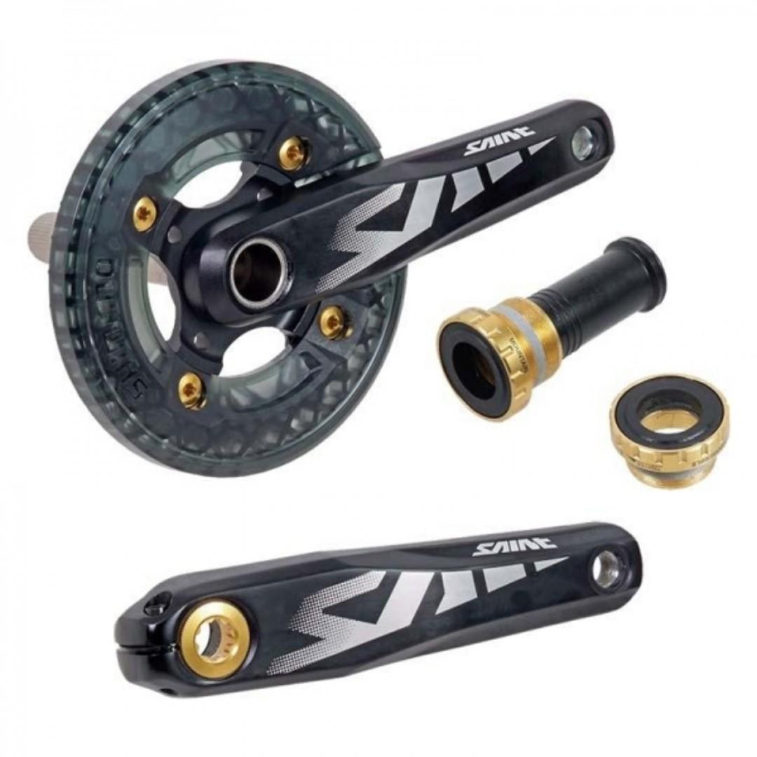 Paleis Nietje heks SHIMANO SAINT HOLLOWTECH II Chainset 36/22/Bash FC-M810-2, Sports  Equipment, Bicycles & Parts, Bicycles on Carousell
