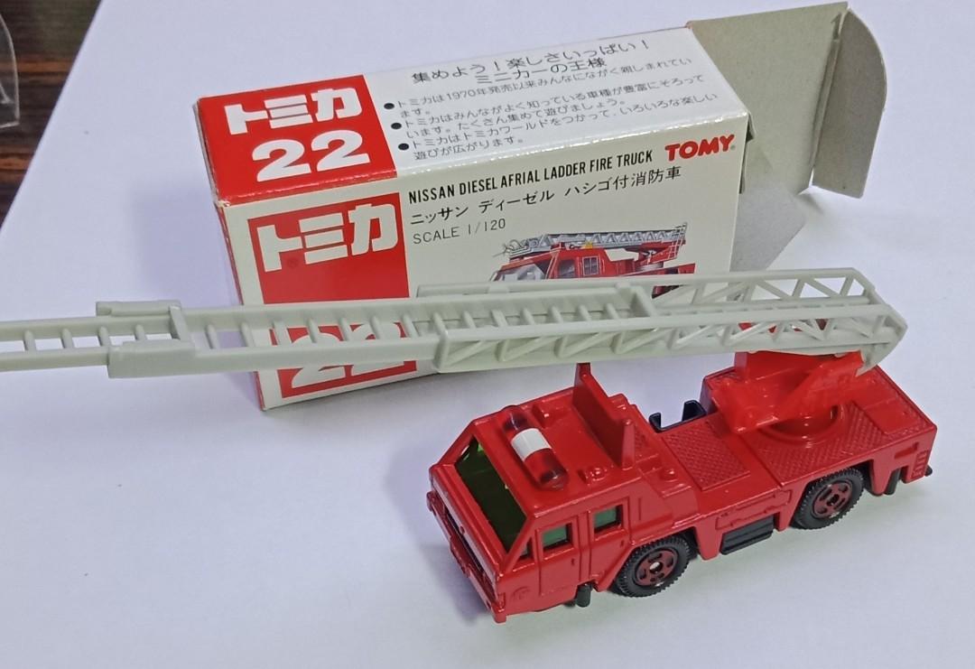 TOMICA Lottery 22 FireFighter Collection NISSAN DIESEL OIL TANK LORRY TRUCK TOMY